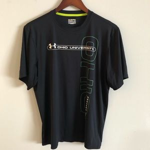 Under Armour M Heat Gear Loose Ohio University tee